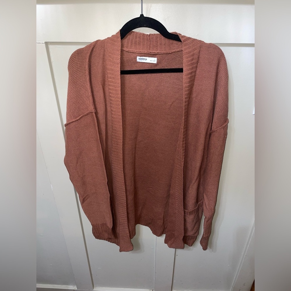 NWT Sonoma Rust Everyday Cardigan